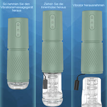 Load image into Gallery viewer, 10 Saug- &amp; 10 Vibrations-Vakuum-Penis-Pumpe Vergrößerungspumpe männlicher Masturbator