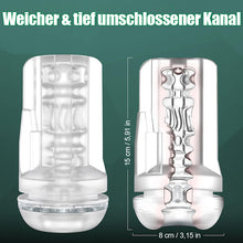 Load image into Gallery viewer, 10 Saug- &amp; 10 Vibrations-Vakuum-Penis-Pumpe Vergrößerungspumpe männlicher Masturbator