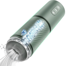 Load image into Gallery viewer, 10 Saug- &amp; 10 Vibrations-Vakuum-Penis-Pumpe Vergrößerungspumpe männlicher Masturbator