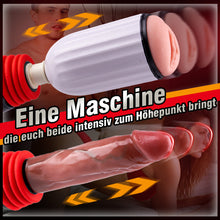 Load image into Gallery viewer, Stella - 2-in-1 stoßende beheizte Paar-Sexmaschine mit Fernbedienung
