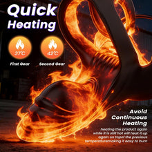 Load image into Gallery viewer, 360° Hoden Vollabdeckungsstimulator Penistrainer Cock Ring mit 9 Vibrations &amp; Heizmodi