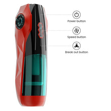 Load image into Gallery viewer, Red Racer - 10 Rotating Thrust Masturbator