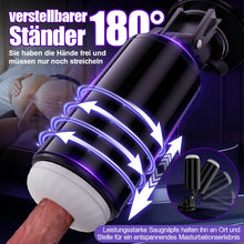 Load image into Gallery viewer, Lightspeed-7 Arten von Teleskop- und 7 Arten von Dreh-Saugnapfhalterungen, magnetischer Innenbehälter, 4-in-1-Masturbator