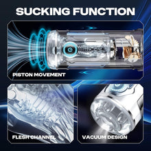 Load image into Gallery viewer, Automatischer Masturbatoren Penis Stroker Blowjob mit 10 Vibrations &amp; Saug und Heizmodi
