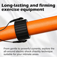 Load image into Gallery viewer, Elektrische Penisringe Elektro Schock Penis Trainer mit Host und Penis-Elektroden-Ring