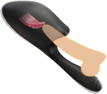 Load image into Gallery viewer, Männlicher Cup-Masturbator Penis Trainings Vibrator mit Zunge Lecken und 10 Vibrationsmodi zur Herren Masturbation Vergnügen Silikon Eichel Massagegerät Sexspielzeug für Männer