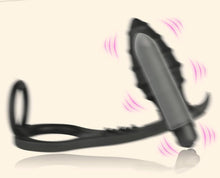 Load image into Gallery viewer, Prostata Vibrator für Männer Analvibrator mit Penisring Prostata Stimulation Männer Dildo Sex Toy mit 10 Vibrationsmodi