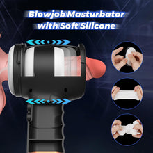 Load image into Gallery viewer, Elektrischer Masturbator Automatische mit Vibration und Teleskopfunktion