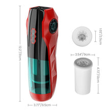Load image into Gallery viewer, Red Racer - 10 Rotating Thrust Masturbator
