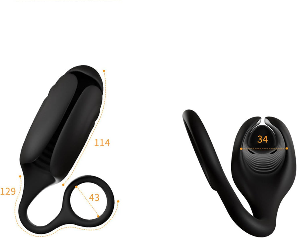 Elektrische Penis Trainer mit 5 Elektroschock-Modi und 10 Vibrationen Silikon Vibrator Masturbator Penis Stimulator Masturbieren Eichelstimulator Penistrainer Sex Spielzeug für Männer Paare