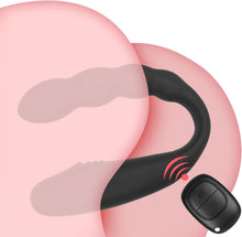 Load image into Gallery viewer, Doppeldildos Dildo Anal Vibrator Klitorisstimulator G-punkt Vagina Klitoris Anal Massage Drahtlose Steuerung Dildo Doppel Headed Vibratoren U-förmigen Sex spielzeug für für Frauen Lesben, Paar