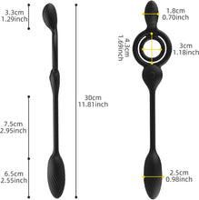 Load image into Gallery viewer, Paar teilen Analvibratoren mit Penisringe Prostata Massagegerät Fernbedienung Analkugel mit 10 Vibrationsmodi Butt Plug Stimulator Analplug Sexspielzeug für Männer Paare.