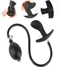 Load image into Gallery viewer, Aufblasbarer Butt Plug Prostata Massagegerät mit Metallport, Anal Sex Toy für Anfänger Fortgeschrittene Anal Plug für Männer Frauen Prostata Vagina Stimulation