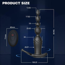 Load image into Gallery viewer, Analvibratoren für Mann Buttplug Analplug Vibration Sex Spielzeug für Paare G-Punkt Prostata Vibrator mit 10 Vibrationmodi Analkugeln Liebeskugeln mit Penisring Hoden Ring