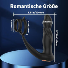 Load image into Gallery viewer, Analvibratoren Prostata Stimulation Männer 10 StoBfunktionmodi Analspielzeuge für Vaginaler Anal,APP Fernbedienung Penisring Schub Dildo Buttplug Sex Spielzeug für Männer Paare