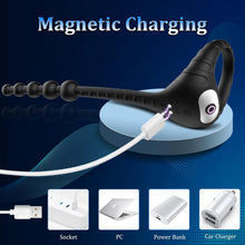 Load image into Gallery viewer, 3-in-1 Lustmeister Penisring Analperlen Butt Plug mit 10 Vibration
