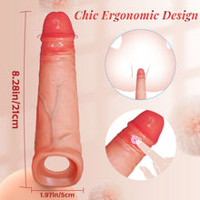 Load image into Gallery viewer, APP Vibrationsmodi Sex Spielzeug für Paare Frauen Extrem Realistisch Dildo Penis Sleeve für Vergrößerung und Zeit Verlängern