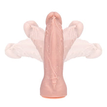 Load image into Gallery viewer, Doppeldildos – Silikon-Umschnalldildo mit abnehmbarer Steuerung und Vibration