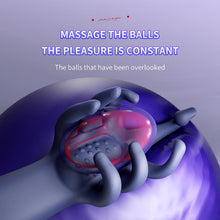 Load image into Gallery viewer, Masturbator Mann Elektrischer Masturbator Penismassage Penisvibrator Mit 10 Vibrationsmodi Vibratoren für Männer Leise Eichelvibrator Penis Trainer Sexspielzeug für Männer Solo