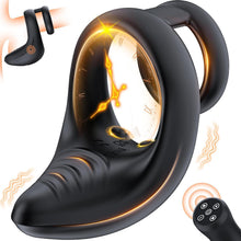 Load image into Gallery viewer, Penisring Perineum Prostata Stimulation Männer, Vibratorensets Sex Spielzeug Für Die Männer Penisringe, Vibrator Mit Fernbedienung Dual Cockring Massagegerät, Sexspielzeug Für Paare Extrem Sex