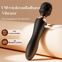 Load image into Gallery viewer, Cacuola Doppelkopf Vibrator, 360° Rotationskopf Vibratorensets für Frauen | Leise Sex Spielzeug für die Frau mit Stabiler Akkulaufzeit, G Punkt &amp; Anal Dildo Sexspielzeug, Massagestab für Frauen Sex