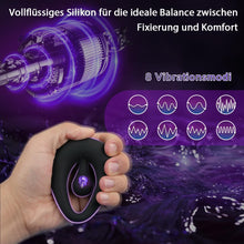 Load image into Gallery viewer, Penisring Vibrator mit 360° Verstellbarem Perlen-Klitorisstimulator, Sex Spielzeug für die Paare Männer Frauen, YAWNSHE Cockring Penis Ring Sex Toys, Erotisches Sexspielzeug für Paare Mann Extrem Sex