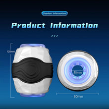 Load image into Gallery viewer, Herren Dual Channel Elektrischer Masturbator mit 10 Vibrationsmodi Penisvibrator, Penistrainer Sexspielzeug Elektrischer Masturbationsbecher Männer Solo Sexspielzeug