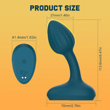 Load image into Gallery viewer, Analvibratoren für Mann Analplug mit APP-Steuerung und Fernbedienung Anfänger mit 10 Intensive Vibrationen Wiederaufladbarer Silikon Anus Vibration Prostata Massagegerät