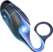 Load image into Gallery viewer, Elektrische Penis Trainer mit 5 Elektroschock-Modi und 10 Vibrationen Silikon Vibrator Masturbator Penis Stimulator Masturbieren Eichelstimulator Penistrainer Sex Spielzeug für Männer Paare