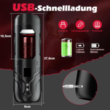 Load image into Gallery viewer, Masturbieren für Männer Elektrisch, Masturbator Sex Spielzeug für die Männer Solo mit 7 Vibration Stoß und Rotationsmodi, 3 in 1 Sexspielzeug Taschenmuschi Penis Masturbatoren Sex Toys Pussy