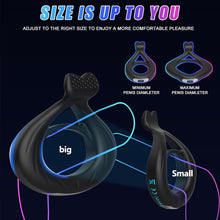 Load image into Gallery viewer, Vibrierender Penisring, Sexspielzeug für Männer und Paare, flexibler Penisring-Vibrator aus Silikon mit 9 leistungsstarken Einstellungen zur Stimulation von Klitoris und Hoden