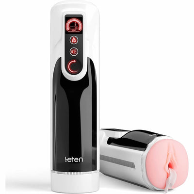 Elektrischer Masturbator für Männer, Realistische Masturbieren 10 Stoß & Variabler Schwenk Beheizter Taschenmuschi Sex Toys, Blowjob Maschine Penis Stimulation Sex Spielzeug für die Männer Solo