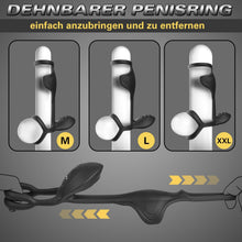 Load image into Gallery viewer, APP Penisring Set Sex Spielzeug für die Männer, 9 Vibrationsmodi Penis Vibrator Massagegerät, Penis Ring Cockringe Erotik Sexspielzeug für Paare Extrem Sex, Cockring Hodenringe Erotisches für Klitoris