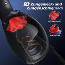 Load image into Gallery viewer, Sex Spielzeug für die Männer Masturbator, Zungenlecken Flattern Masturbatoren Vibrator, Upgraded Flügeldesign Vibratorensets Masturbieren für Männer Paare Sex Toys mit 10x10 Modi &amp; APP Reif Glanvoo