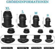 Load image into Gallery viewer, BDSMAGE Anal Tunnel Plug Set,Analplug für Paare Frauen Männer,Spekulum Plugs Sexspielzeug Analspielzeuge Analdehner erotisches Sexspielzeug für Paare extrem Sex Fisting (S+M+L+XL)