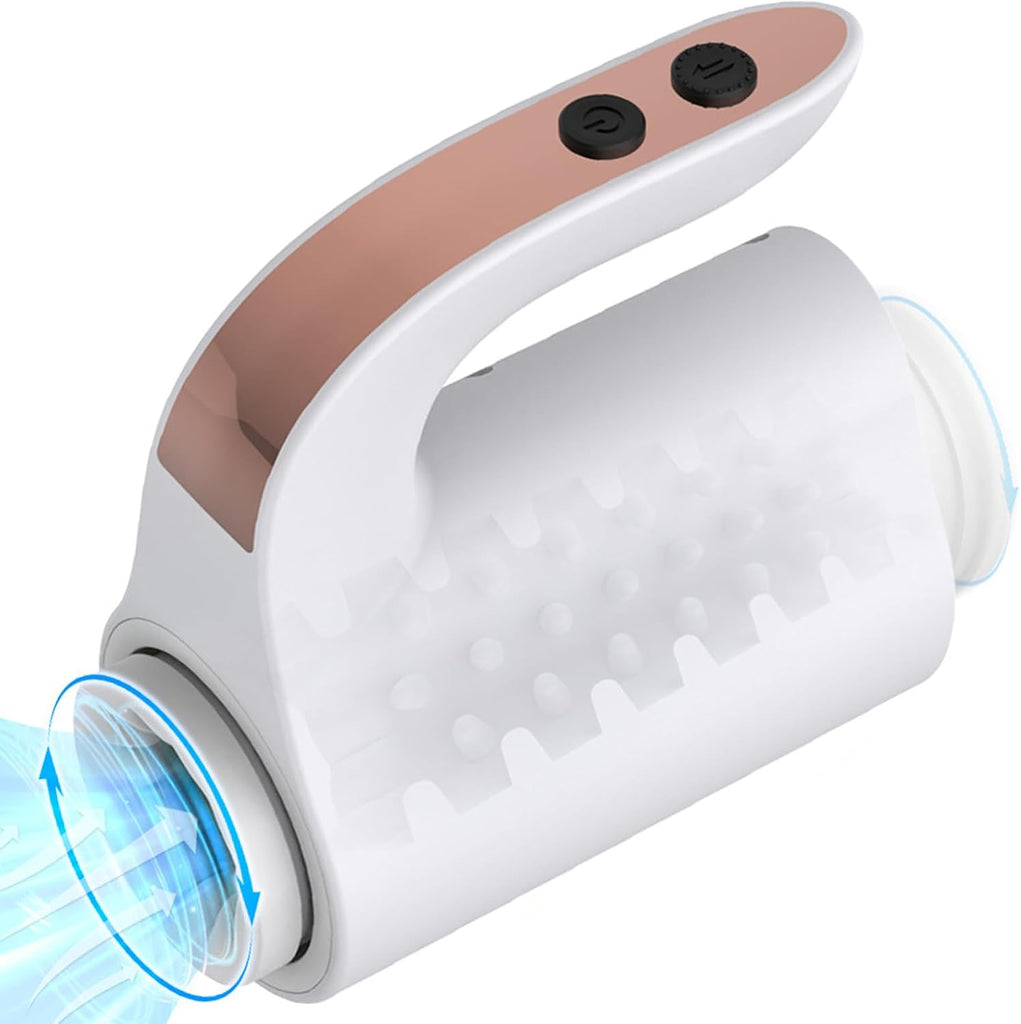 lektrischer Masturbator Cup Handfrei 5 Teleskop Rotationsmodi offenes Masturbieren für Männer wasserdicht Masturbatoren Taschenmuschi,Stroker Training Automatischer Elektrischer Masturbator