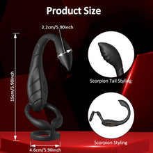 Load image into Gallery viewer, Vibrierender Penisring, Prostatamassagegerät, Analsexspielzeug, Analvibrator mit 9 Modi, Fernbedienung, vibrierender Analplug