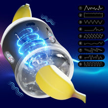 Load image into Gallery viewer, Roluck Elektrische Cup-Masturbatoren, Masturbieren für Männer Sex Spielzeug mit 9 Vibrationsmodi, Handfrei Männer Sex Sexspielzeug ABS + TPE-Material Masturbator Penis Trainingsgerät Masturbation