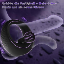 Load image into Gallery viewer, Penisring Vibrator mit 360° Verstellbarem Perlen-Klitorisstimulator, Sex Spielzeug für die Paare Männer Frauen, YAWNSHE Cockring Penis Ring Sex Toys, Erotisches Sexspielzeug für Paare Mann Extrem Sex