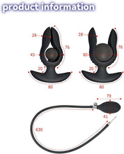 Load image into Gallery viewer, Aufblasbarer Analplug mit 10 Vibrationsmodi Vibrator Anal Dildo Riesige Butt Plug Anal Expansion Sex Spielzeug Männlichen Prostata-massagegerät anal vibrator