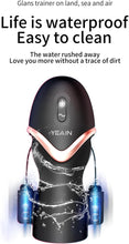 Load image into Gallery viewer, Elektrischer Masturbator Cup mit 10 Vibrationsmodi - Penisvergrößerung Training Masturbieren Penis Vibrator Masturbatoren Sex Spielzeug für die Männer Solo Sextoysets für Men