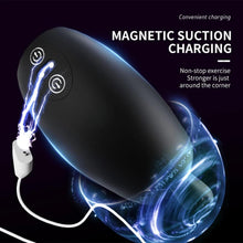 Load image into Gallery viewer, Männlicher Cup-Masturbator Penis Trainings Vibrator mit Zunge Lecken und 10 Vibrationsmodi zur Herren Masturbation Vergnügen Silikon Eichel Massagegerät Sexspielzeug für Männer