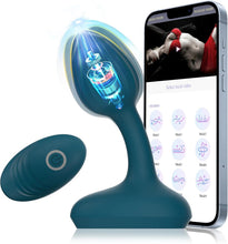 Load image into Gallery viewer, Analvibratoren für Mann Analplug mit APP-Steuerung und Fernbedienung Anfänger mit 10 Intensive Vibrationen Wiederaufladbarer Silikon Anus Vibration Prostata Massagegerät