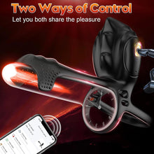 Load image into Gallery viewer, Prostata Vibrator APP Steuerung Silikon Penisring Vibratoren Cockring Erotisches Sexspielzeug, Mit 10 Vibrationsmodi Cockring Penistrainer Massagegerät Hodenring-Vibrator für Männer Solo