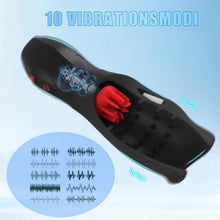 Load image into Gallery viewer, NEU Penis Vibrator Eichelvibrator mit 10 Vibrations und 5 Rotations, Elektrischer Masturbator Cup Masturbatoren Penistrainer Eichel Stimulator Mann Masturbieren SexSpielzeug für Männer