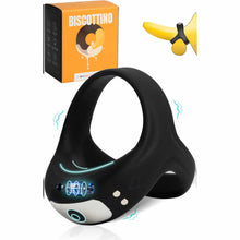 Load image into Gallery viewer, Penis Vibrator für Paare Cockringe für Männer Gummi Sexspielzeug, Mastrubrator für Manner Cock Ring &amp; Vibrator Mann Erotik 10 Vibrationmodi Erektion &amp; Klitoris Stimulator Für Sie