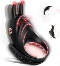 Load image into Gallery viewer, Sex Spielzeug für die Männer Penisring mit Einstellbare Größe, Cockring Vibration Sex Spielzeug für Paare mit Rabbit Vibrator für Klitoris, Erotik Sexspielzeug Penis Ring Sex 7 Vibrationsmodi Sex Toys