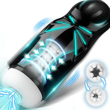 Load image into Gallery viewer, Elektrischer Masturbator Sex spielzeug für die männer mit 7 Saugmodi &amp; 10 Vibrationsmodi Blowjob mit 6 Luftlöcher Masturbieren für männer Masturbatoren mit 3D Vagina Pussy Taschenmuschi Sexspielzeug