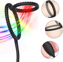 Load image into Gallery viewer, Prostata Massagegerät Analvibratoren mit Penisring für Mann mit 10 Vibrationsmodi Penis Stimulation Vibrator Anal Butt Plug mit Fernbedienung Analdildo Vibration Sexspielzeug für Männer Frauen