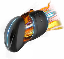 Load image into Gallery viewer, Elektrische Eichelvibrator,Penis-Vibrator mit einstellbarer Größe,10 Vibrationsmodi Neuer Masturbatoren,Elektrische Masturbatoren Penis Trainer, Männer Eichel Stimulator Silikon Sexspielzeug